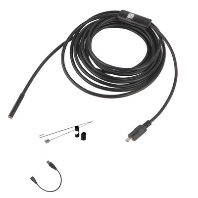 

6 LED 5.5mm Lens 720P Endoscope Waterproof Inspection Borescope for Android