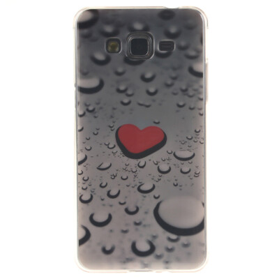 

Heart-shaped water drop Pattern Soft Thin TPU Rubber Silicone Gel Case Cover for SAMSUNG GALAXY Grand Prime G530