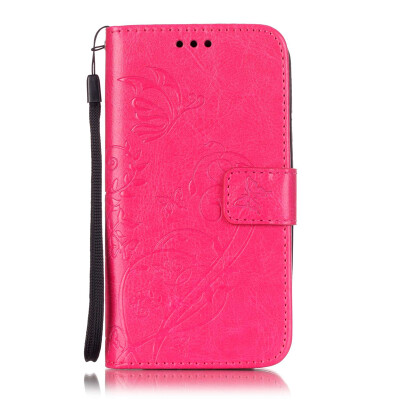 

Rose Flower Design PU Leather Flip Cover Wallet Card Holder Case for MOTO G3