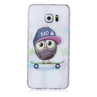 

Owl Pattern Soft Thin TPU Rubber Silicone Gel Case Cover for SAMSUNG GALAXY S6 Edge Plus