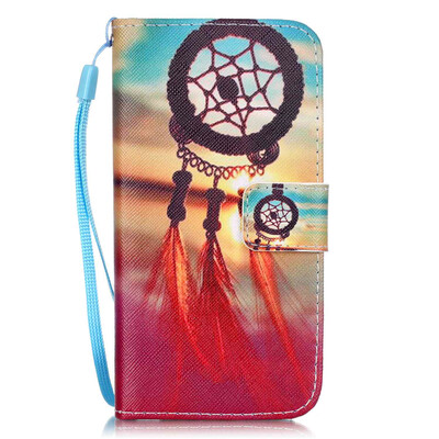 

Windbell Style PU Leather Flip Cover Wallet Card Holder Case for Iphone 7