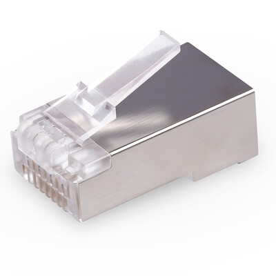

Haile HT-506-10 8P8C ultra-five shielded crystal head cable connector 10 bag