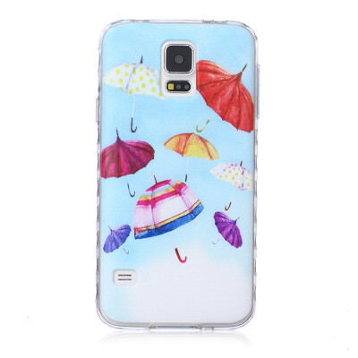 

umbrella Pattern Soft Thin TPU Rubber Silicone Gel Case Cover for SAMSUNG GALAXY S5