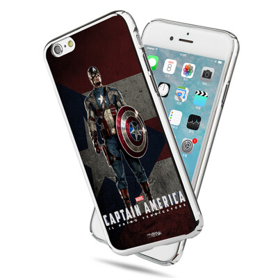 

Mei Yi iPhone 6 6s phone shell protective cover Apple 6S phone shell Man Wei hero series US captain 47 inches