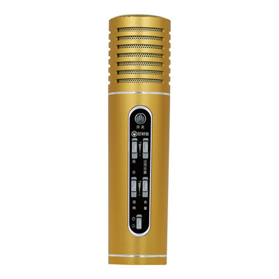 

Hifier ​​MC-092 compatible Apple Andrew millet Universal mobile phone microphone to sing it live K song microphone built-in sound card capacitor wheat