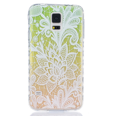 

Rose Pattern Soft Thin TPU Rubber Silicone Gel Case Cover for SAMSUNG GALAXY S5