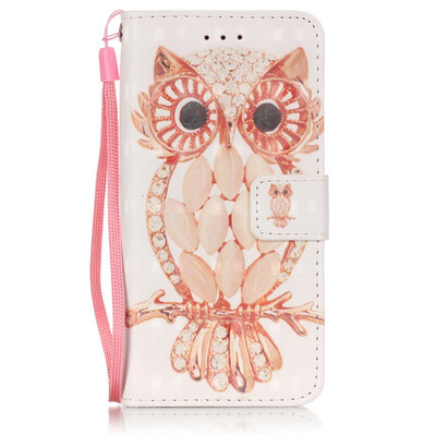 

Owl Design PU Leather Flip Cover Wallet Card Holder Case for IPHONE 6