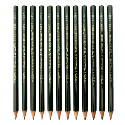 

Mitsubishi (Uni) 9800 Mitsubishi pencil drawing pencil drawing sketch pencil graffiti F (12 packs