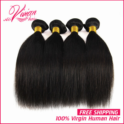 

Peruvian Virgin Hair Straight 4 Bundles Deals 7A Human Hair Weave Peruvian Straight Virgin Hair Bundles Rosa Hair Products