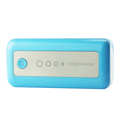 

Portable Charger 5600mAh Power Bank USB Battery Pack 20 USB Ports Li-polymer Battery External Battery For Smartphones Blue White