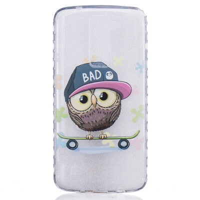 

Owl Pattern Soft Thin TPU Rubber Silicone Gel Case Cover for LG K7K8