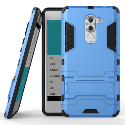

Синий Slim Robot Armor Kickstand Ударопрочный жесткий корпус из прочной резины для HUAWEI Honor 6X