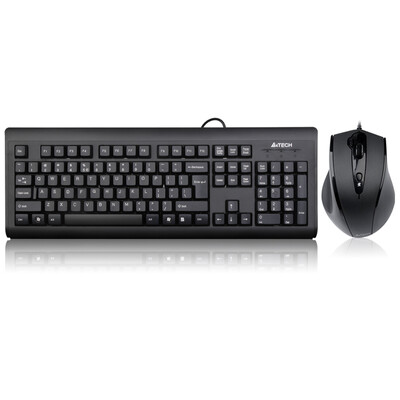

Shuangfeiyan A4TECH KB-N9000 Wired Mouse Keyboard Set Wired Keyboard Mouse Set Wired Mouse Set Computer Keyboard Black