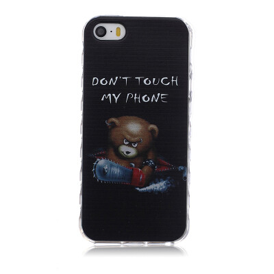 

Bear Pattern Soft Thin TPU Rubber Silicone Gel Case Cover for IPHONE 5/5S/5SE