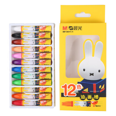 

Morning light (M & G) MF9011-1 Miffy cartoon 3D hexagonal oil painting stick crayon brush 12 color / box