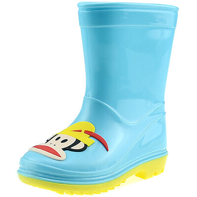 

PaulFrank рот обезьяна дождь сапоги в трубе водонепроницаемая обувь обувь обувь мужчины и женщины детская мода сапоги PF1011 синий 34 ярдов