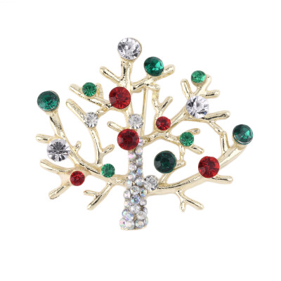 

Gorgeous Colorful Crystal Rhinestone Christmas Tree Brooch Pin Xmas Gift New