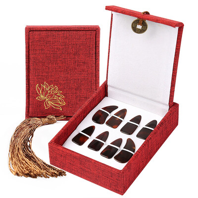 

Acacia (LOVEBIRD) Guzheng гвоздь взрослый ребенок ногтей новичок практика музыкальный инструмент аксессуары двухсторонний толстый раздел 8 шт XS1034 труба