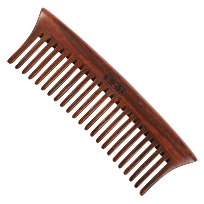 

[Jingdong Supermarket] Palace Court red sandalwood combs whole wood polished wide teeth two sides with sessile birthday gift gift box gift packaging HT13-6