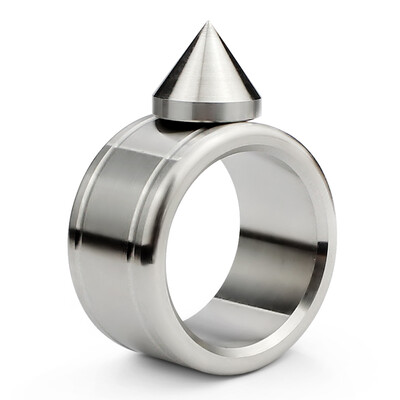

Paulone Stainless Steel Anti-body Ring Defense Anti-wolf Weapon Protective Equipment Outdoor EDC Tools QSD0011