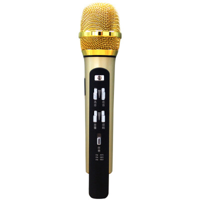 

Newsmy K20 Wireless Microphone (Gold, Dynamic