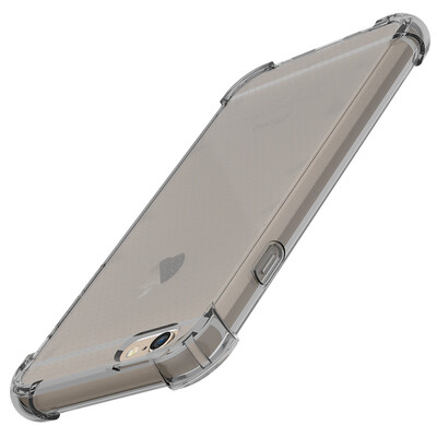 

ESCASE Apple iPhone6 ​​/ 6s корпус телефона Apple 6s корпус для мобильного телефона TPU всесезонная подушка безопасности для подушек безопасности (с висячим отверстием для каната) 4,7 дюйма через черный