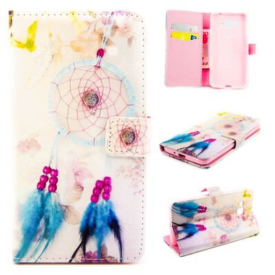 

Plumes and chimes Design PU Leather Flip Cover Wallet Card Holder Case for SAMSUNG GALAXY Grand Prime G530