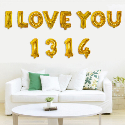 

Jingdong Supermarket Jingtang wedding supplies wedding marriage proposal birthday party balloon suit Christmas party wedding room layout I LOVE YOU 1314 gold bag