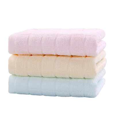 

Xin Brand Towel Home Textiles Cotton Cloth Spinning Texture Soft&delicate towel 3 pieces 88g powder yellow blue 33 72cm