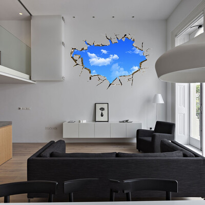

New Creative Blue Sky 3D Stereo Ceiling Living Room Bedroom Wall Sticker