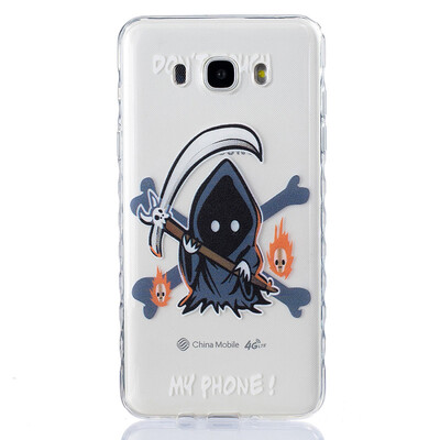 

Grim Reaper Pattern Soft Thin TPU Rubber Silicone Gel Case Cover for SAMSUNG Galaxy J7 2016J710