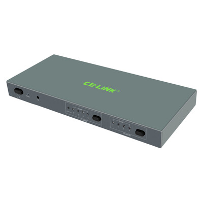 

CE-LINK 2208 HDMI4X2 four in two out of the matrix 4 into the 2 out with audio switch splitter digital high-definition video video frequency splitter 14 version support 1080P 3D