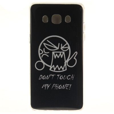 

Do not touch me Pattern Soft Thin TPU Rubber Silicone Gel Case Cover for SAMSUNG GALAXY J5 2016/J510
