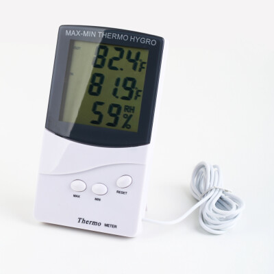 

Digital LCD Indoor/ Outdoor Thermometer Hygrometermperature Humidity Meter