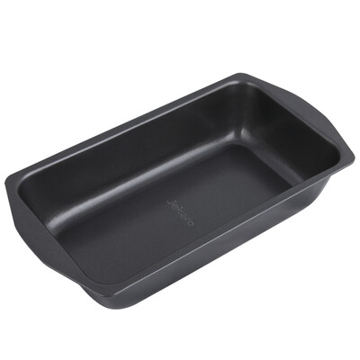 

Jingdong Supermarket Jiekai Nuo deep rectangular plate iron non-stick bread mold cake mold barbecue plate toast mold baking tools black