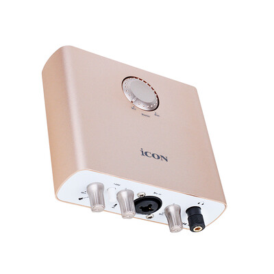 

Aiken iCON USB external sound card network K song card Mobile-R support dodge echo reverb phone sound built-in 48V power supply packet debugging