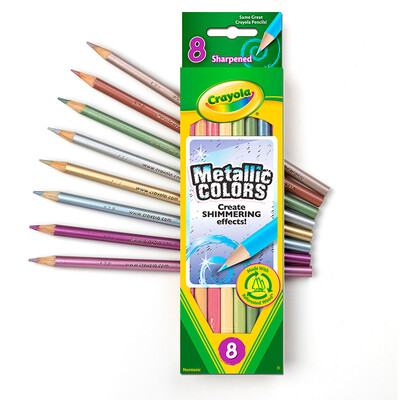 

Painted Crayola 8 color metal color pencil 68-3708
