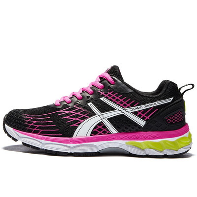 

Camel brand cross country running shoes men and women couples breathable net outdoor sports W61397511 light gray / purple 38