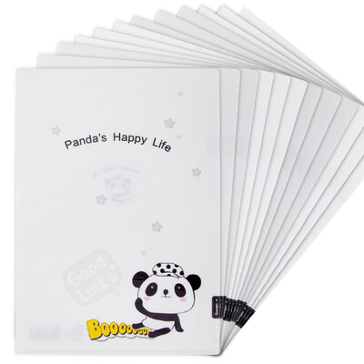 

GuangBo 12 установлена ​​папка / папка L-типа / прозрачный набор файлов Panda random HA002817