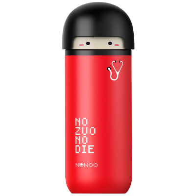 

Jingdong supermarket] NONOO soldiers Meng sister couple stainless steel cold insulation cup cute portable waterproof cup 380ml big arms Cup