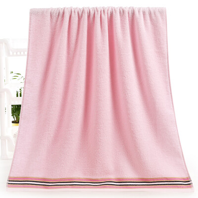 

According to Cleansing 1631 cotton satin color bath towel pink bath towel single piece 68 137cm 310g