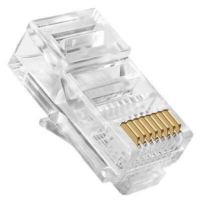 

[Jingdong распределение] CNCOB CN-1001 подлинный кристалл головной компьютер сетевой кабель разъем супер пять не экранированный 8-жильный позолоченный кабель rj45 (100 / коробка)