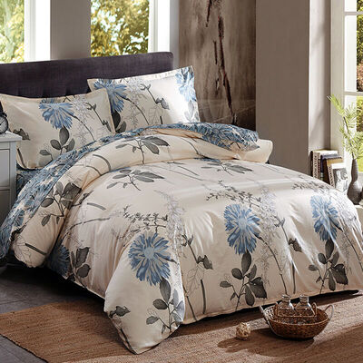 

Jingdong supermarket Jiuzhou deer home twill printing double cotton quilt fleeting 200x230cm bed cover single
