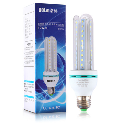 

Lorraine ROlin LED bulb energy saving lamp U-shaped 12W large screw mouth E27 white light