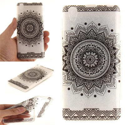 

Black mandala Pattern Soft Thin TPU Rubber Silicone Gel Case Cover for Lenovo K3/A6000