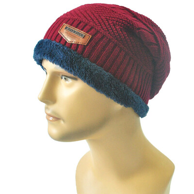 

MyMei 2016 Beanies Knit Mens Winter Hat Caps Skullies Bonnet Winter Hats For Men Women Beanie Fur Warm Baggy Wool Knitted Hat