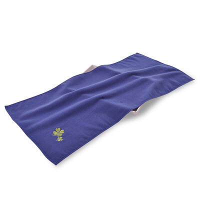 

【Jingdong Supermarket】 Yongliang towel home textiles A class cloth embroidery gauze bath towel cotton bath towel single blue blue 310g / Article 70 * 140cm