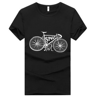 

Бо Сиди дракон BOSIDILONG футболка мужчины Корейских моды шея с коротким рукавом футболка черного М 17030BST21