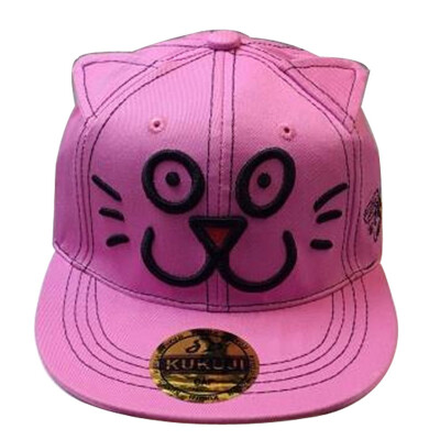 

MSEK BMZ161077 children baseball cap Korean version of the cat ears lovely hat three-dimensional cartoon cap pink