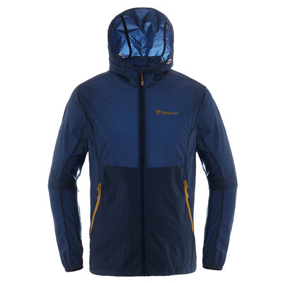 

Pathfinder TOREAD outdoor spring&summer new couple models light breathable skin windbreaker male KAEE81501 iron blue ash XXL